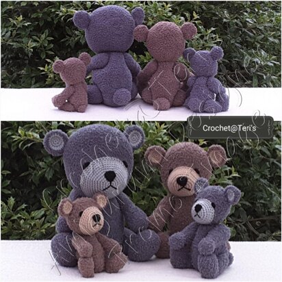 Burn Family Traditional Jointed Bears