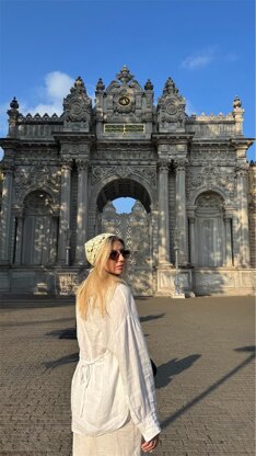 Bandana with Poppies