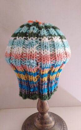 Chunky Pots Multicolor Beanie