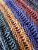Drop Stitch Stripes Scarf