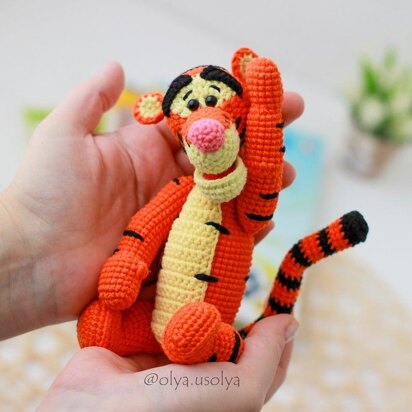 Tigger (Tiger) pattern (PDF + 8 videos)  Winnie the Pooh