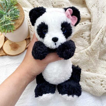 Cute teddy panda bear