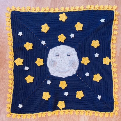 Moon & Stars Baby Blanket