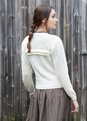 Cora - Sweater Knitting Pattern in Debbie Bliss Rialto 4 ply - Downloadable PDF