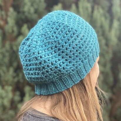 Waffly Versatile Hat - knitting pattern
