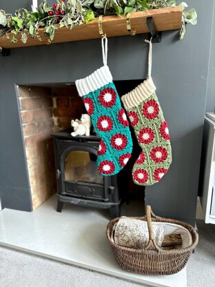 Poinsettia Stocking