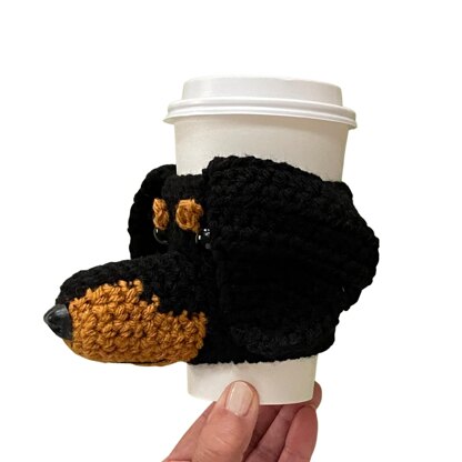 Dachshund Black Mug Cozy