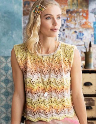 Noro 1606 Lace Sleeveless Top PDF