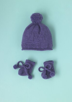 Woodland Friends - Free Layette Booties Knitting Pattern For Babies in Paintbox Yarns Baby DK