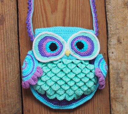 Owl Bag "Blue Dreams"