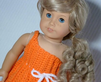 One Shoulder Sundress for 18" American Girl Doll