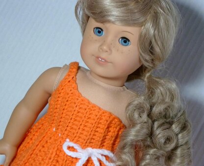 One Shoulder Sundress for 18" American Girl Doll
