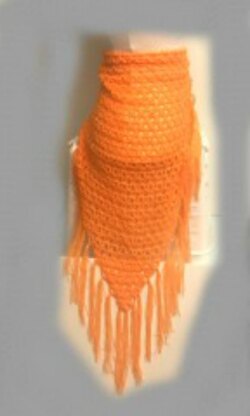 Orange Peel Pareo Wraparound Skirt