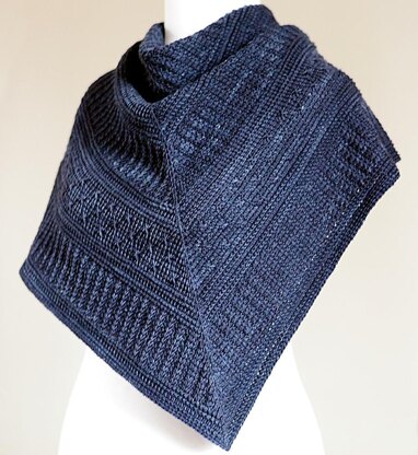 Winter Nocturne Shawl