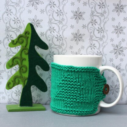 Small Christmas Tree Mug Cozy