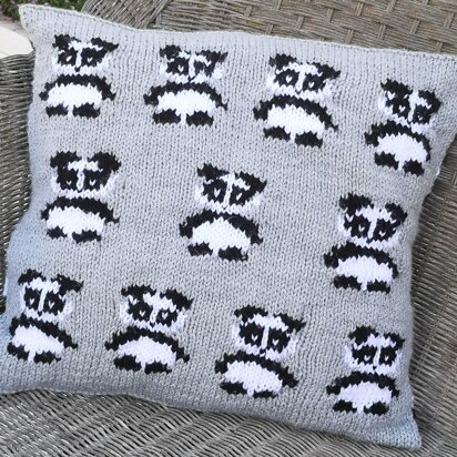 I Love Pandas Cushion