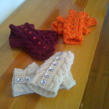 I.V. Fingerless Mitts