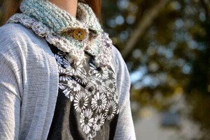 Enchanted Tunisian Collared Cowl