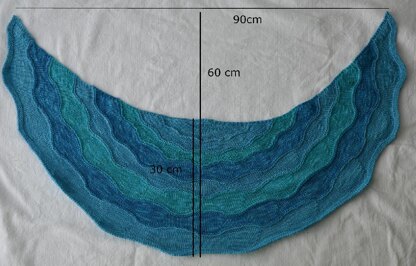 Hug of the Ocean Shawl