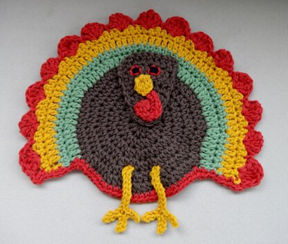 Turkey Duo - Placemat/Trivet and Magnet/Applique