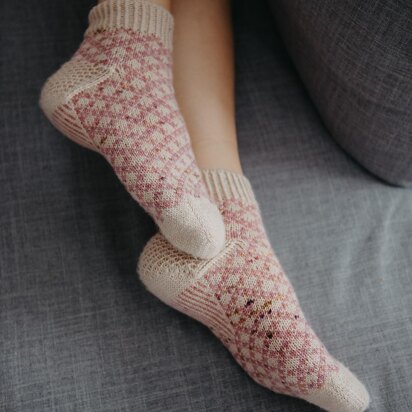 Rhubarb and Custard Socks