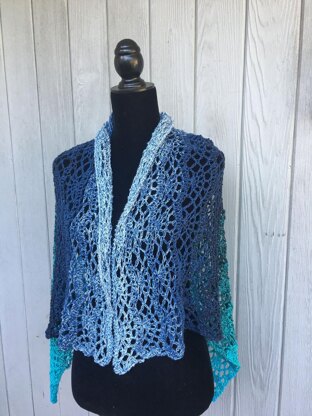 Ocean Waves Shawl