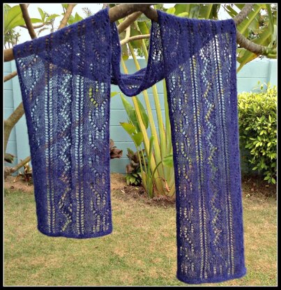 Garden at Nighttime Lace Scarf