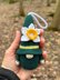 Gnome daffodil keychain