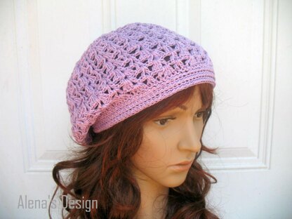 Lace Slouchy Beanie