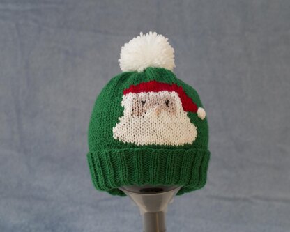 P147 Santa Motif Hat