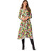 Burda Style Misses' Dress with Waistband and Wide or Narrow Skirt B5983 - Sewing Pattern
