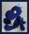 Häkelanleitung Amigurumi Dino Valentin Blue