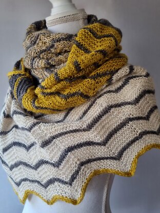 New Stripes Shawl