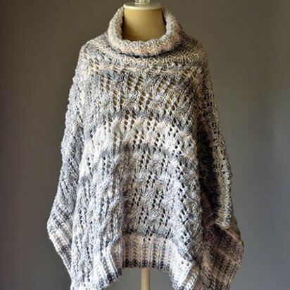 Stonefall Poncho in Universal Yarn Major - Downloadable PDF