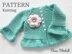 Knitting PATTERN Baby Dress Baptism Knitted Baby Cardigan