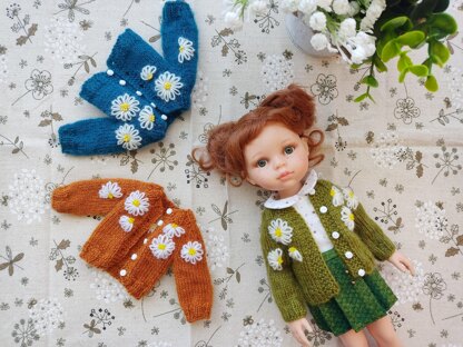 Daisy cardigan for Paola Reina