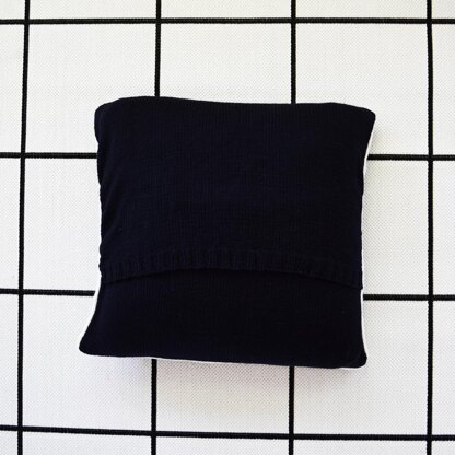 Great Grid Knit Pillow