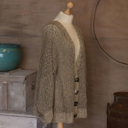 Chasma Cardigan in he Fibre Co. Cirro - Downloadable PDF