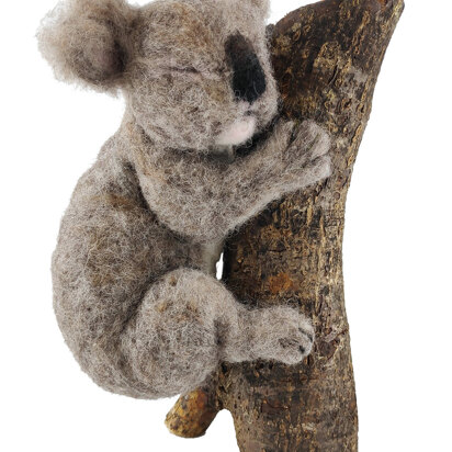 The Crafty Kit Company Sleepy Koala Needle Felting Kit - 20cm
