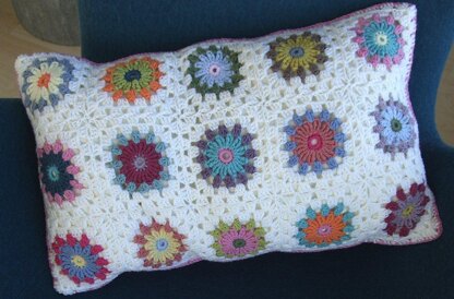 Flower Granny Pillow Cover