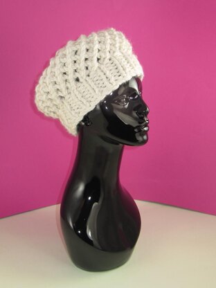 Super Chunky Simple Lace Tam Beret