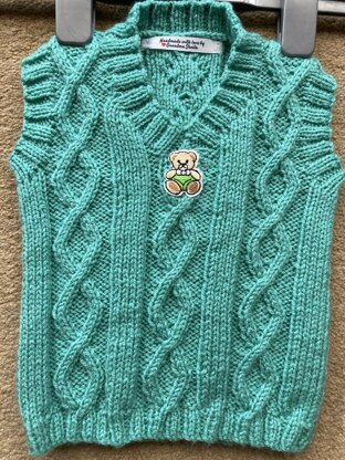 Cabled Tank Top for Alex