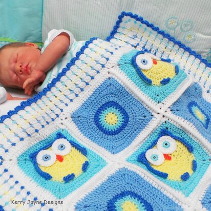 Kerrys Owl Blanket