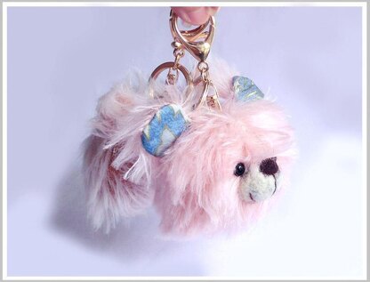 Mohair Bear-Bag Charm and Needle Felting