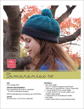 Tamaraniac hat
