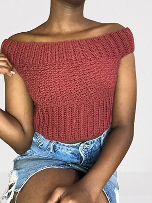 Simple offshoulder top