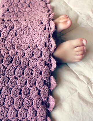 Rose Petal Baby Blanket