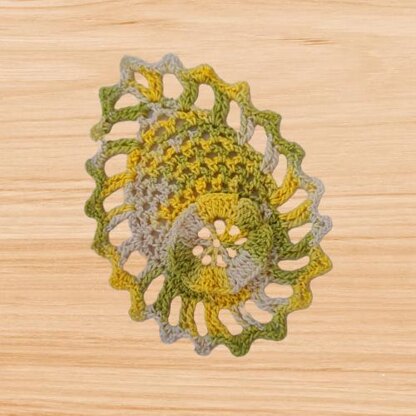 Crochet pineapple motif