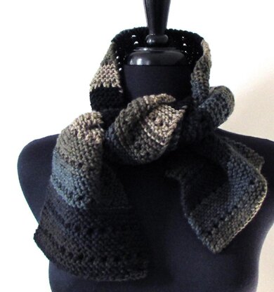 Dotted Stripes Scarf