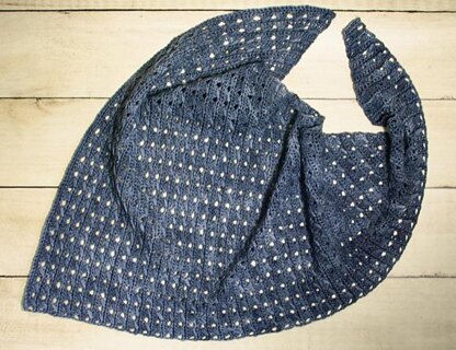 Any Season Asymmetrical Shawlette